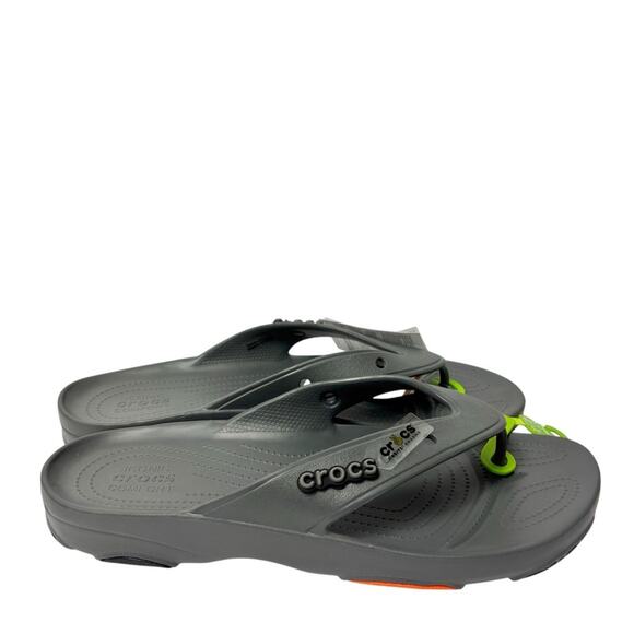 CROCS GREY CLASSIC ALL-TERRAIN FLIP COMFY SANDALS SIZE US 12 BRAND NEW WITH TAGS main image 7